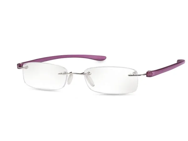 Eschenbach 2913-120, Unisex, Rektangel, Rammeløs, Plast, Lilla, Lilla