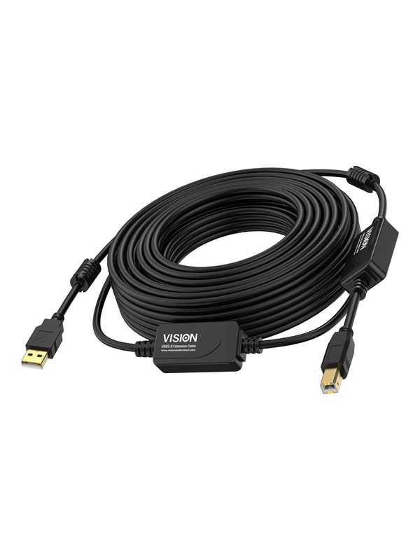 Vision - USB cable - USB to USB Type B - 10 m