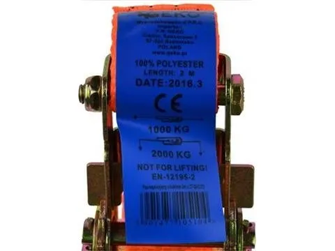 Geko persontransporttalje med skralle 2 m/2T/35 mm (40)