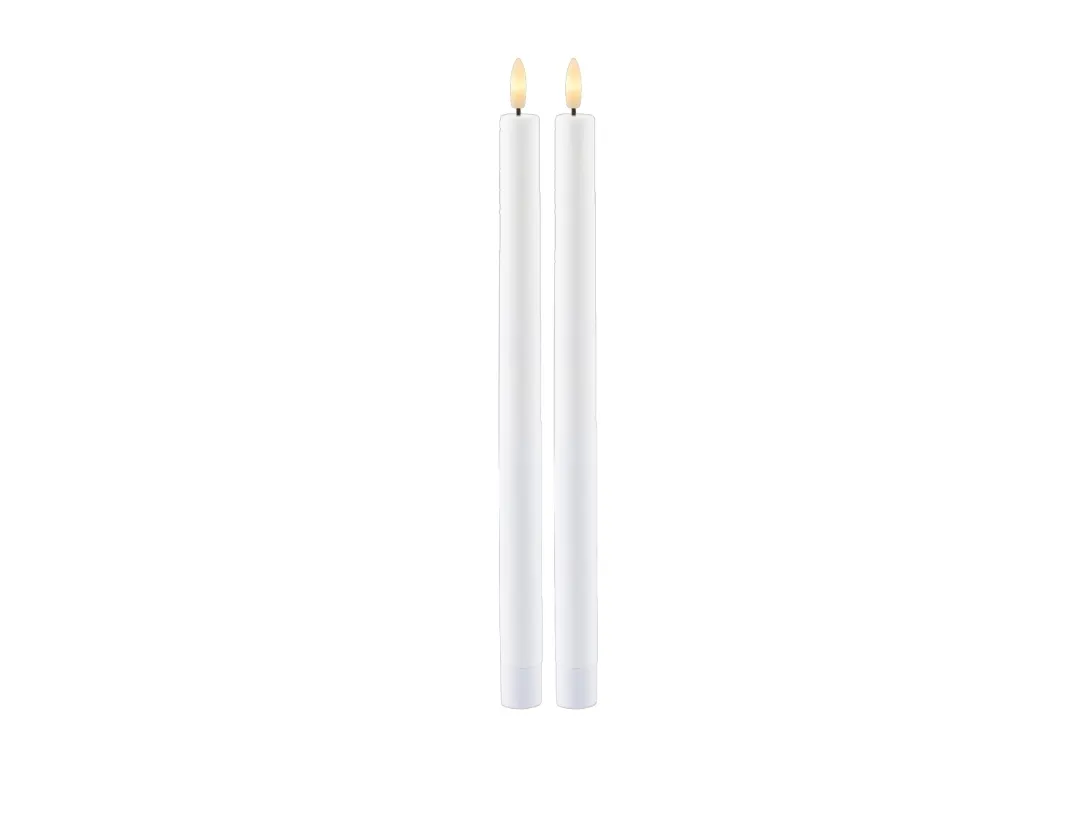 Sirius Sille oppladbart kronelys - Ø 2 cm - H 35 cm - 2 stk