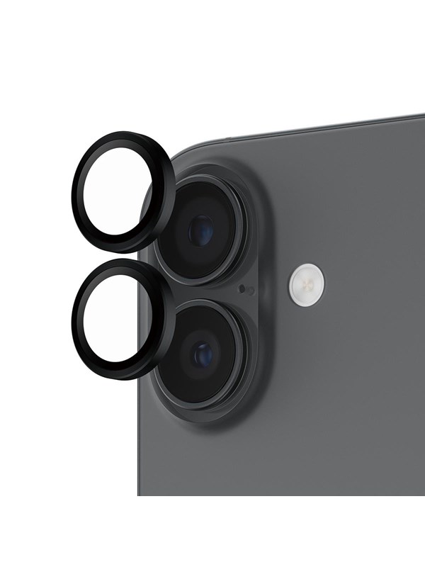 PanzerGlass Hoops® Black Camera Lens Protector iPhone 17 | iPhone 16 | 16 Plus