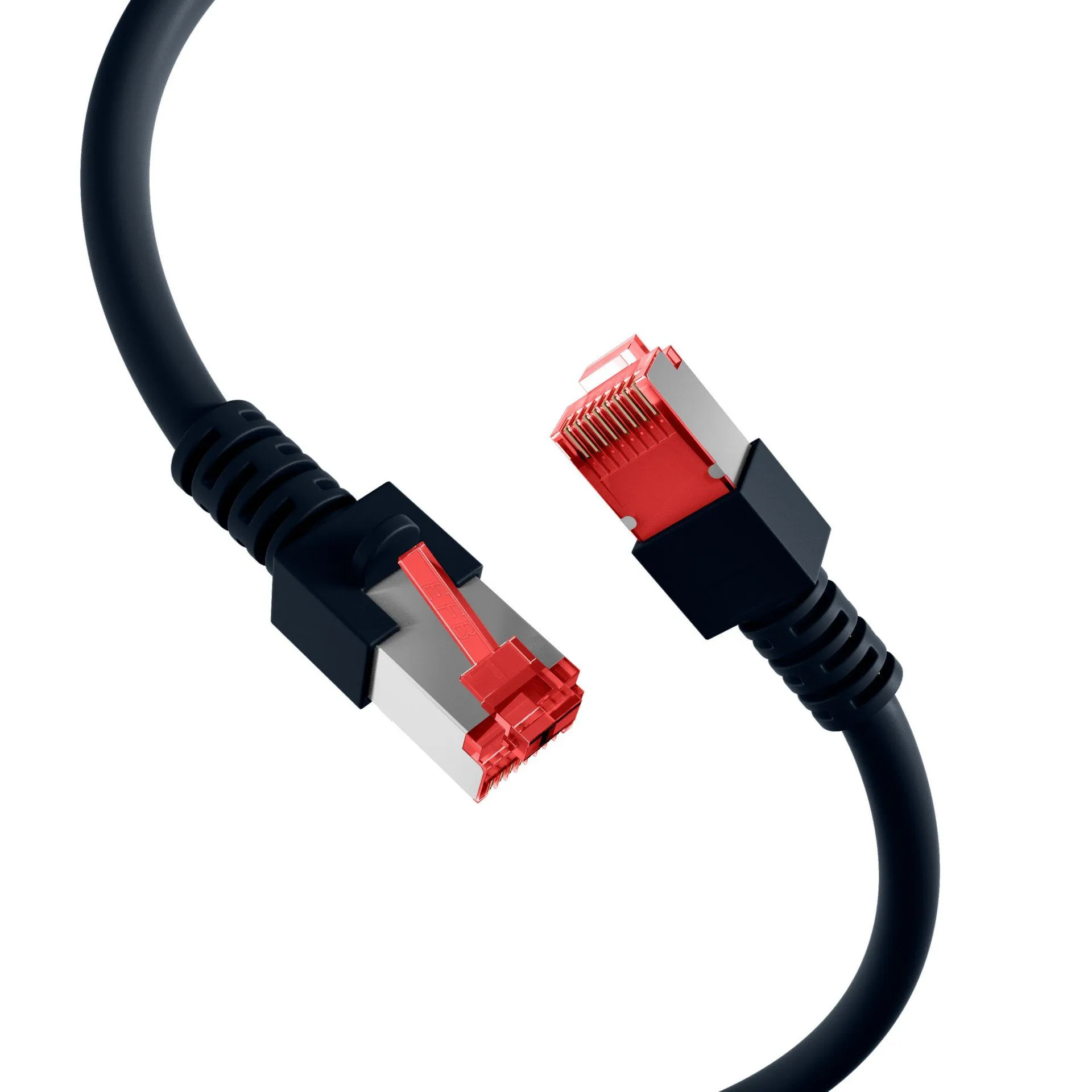 EFB Elektronik RJ45 S/FTP Cat6, 20 m, Cat6, S/FTP (S-STP), RJ-45, RJ-45, Sort