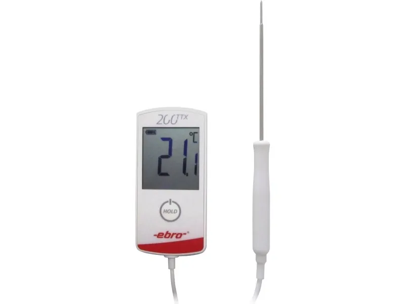 ebro TTX 200 stikk-/stikkttermometer (HACCP) måleområde -30 til +200 °C, oppfyller HACCP, IP65
