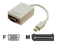 LogiLink - Displayadapter - Mini DisplayPort (hann) til HD-15 (VGA) (hunn) - 9 cm