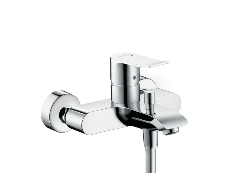 HansGrohe Metris kar/brus-armatur krom
