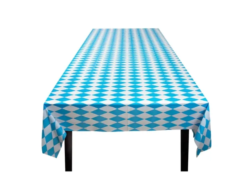 Boland 54256, Rektangulær, Blå, Hvit, Polyethylen, Bordduk, 130 x 180 cm, 116 g