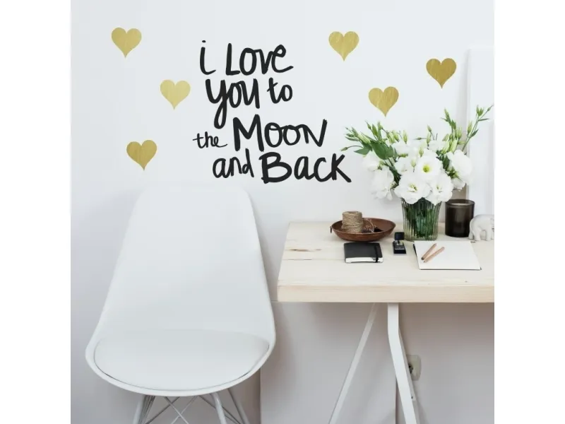 Love you to the moon Wallstickers