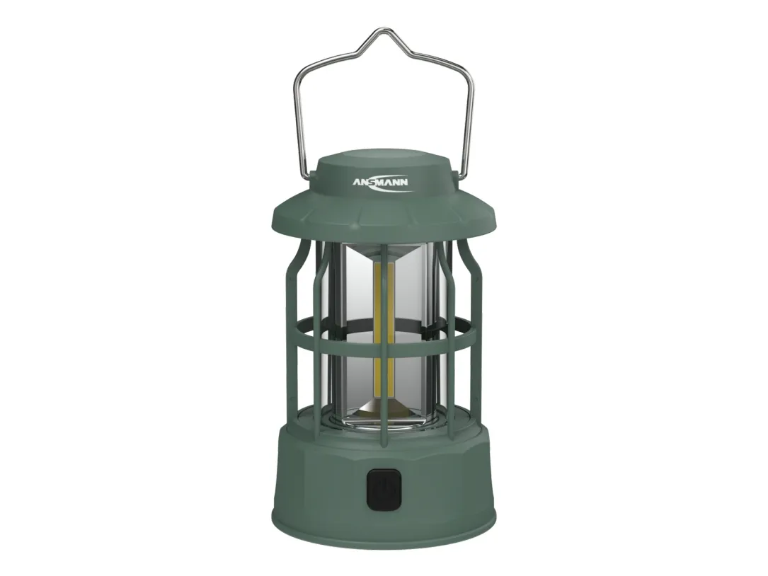 Ansmann CL270B, Batteridrevet campinglykt, Grønn, Plast, Hengekrok, IP20, 270 lm