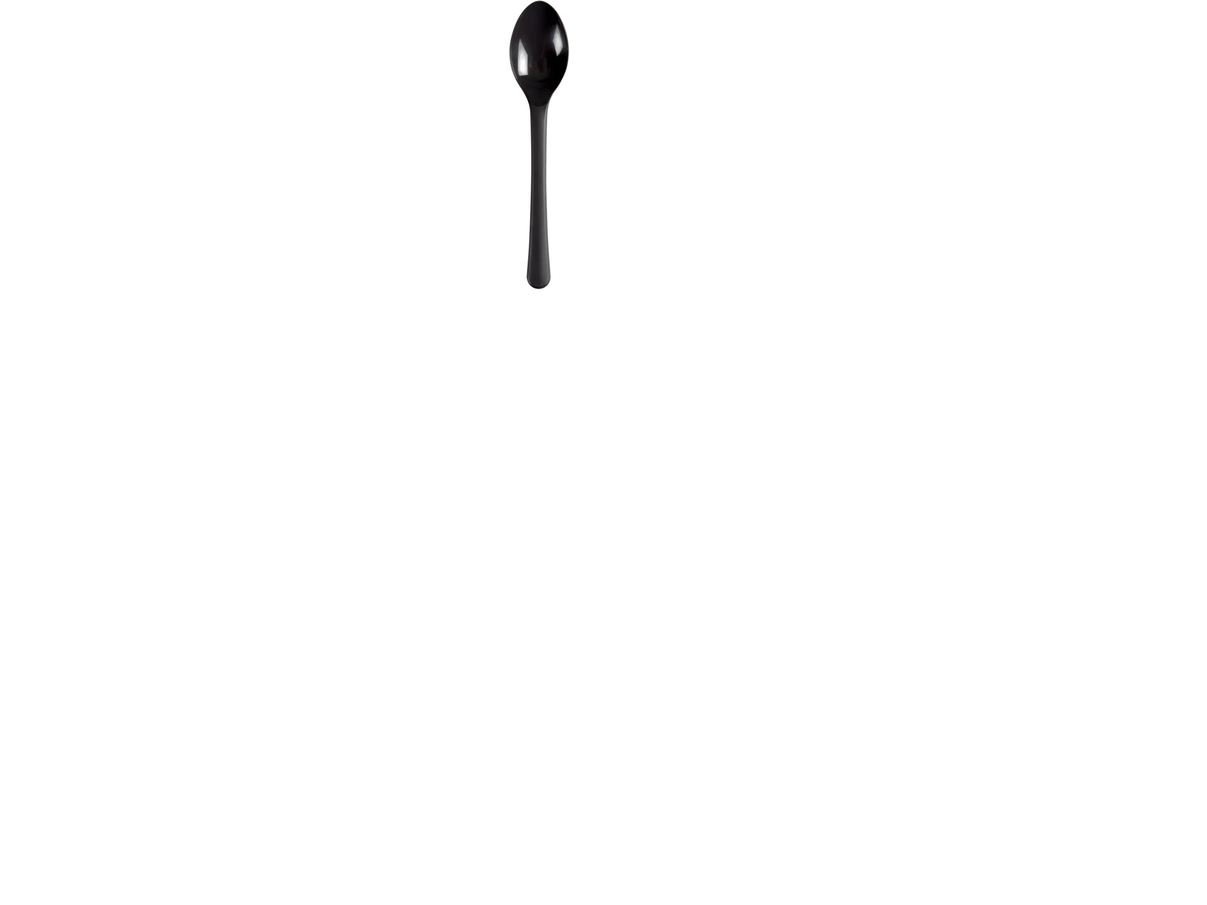 Ske, ABENA Gastro, 18,5cm, koksgrå, PP - (20 stk.)