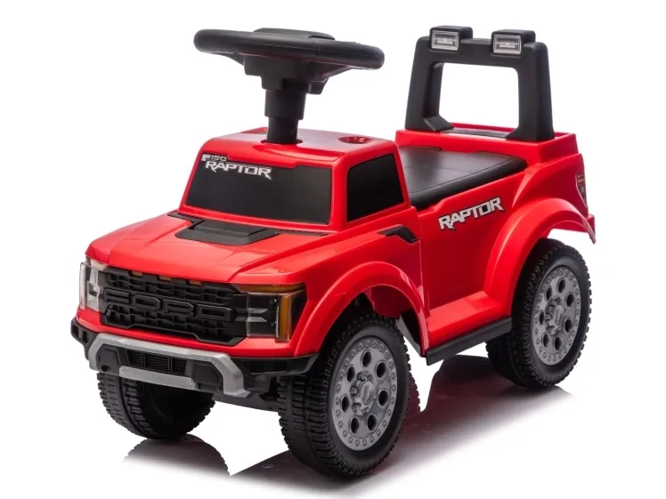 Ford F150 Raptor Gåbil med lys og lyd, Rød