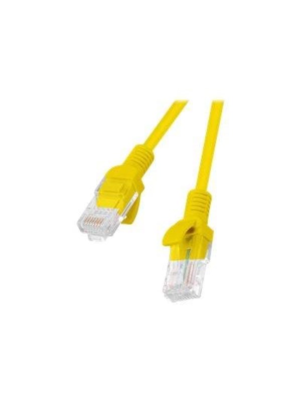 Lanberg patch cable - 50 cm - RAL 1016 yellow - Gul - 0.5m