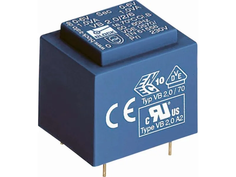 Block VB 2,0/1/9 Printtransformator 1 x 230 V 1 x 9 V/AC 2 VA 222 mA