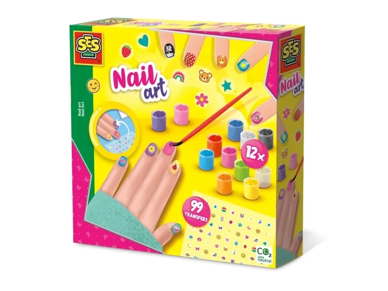 SES Ses Creative 14159 Nail Art, forskjellige farger