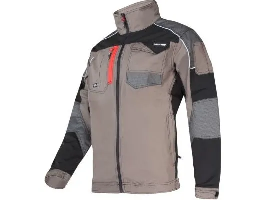 Lahti Pro hettegenser khaki-svart med stretchinnsatser S (L4041001)
