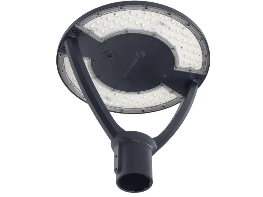 LEDVANCE Urban Lantern mastehoved multi lumen 8200lm 59W/830+840 symmetrisk 145° IP66 grå