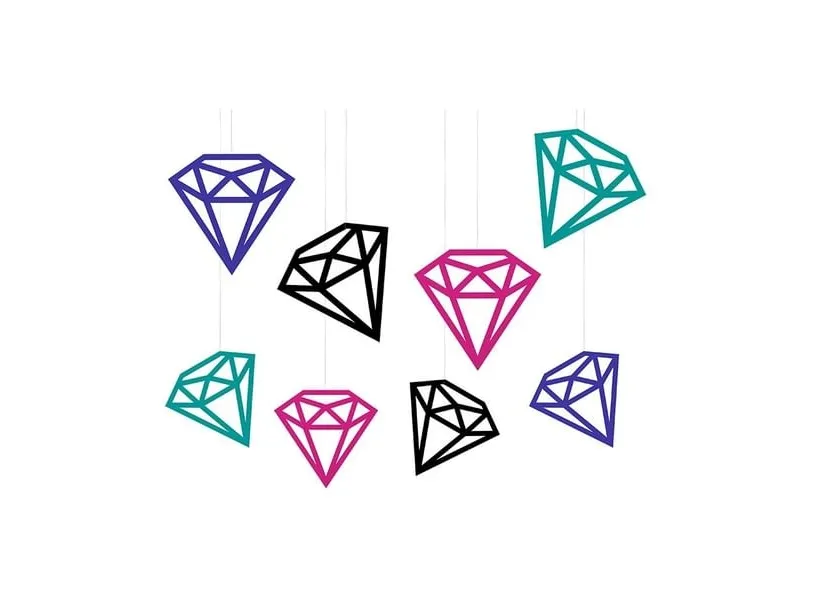 Diamant dekoration