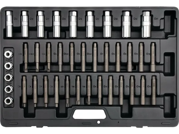 Yato YT-0628, Stål, 39 stykker