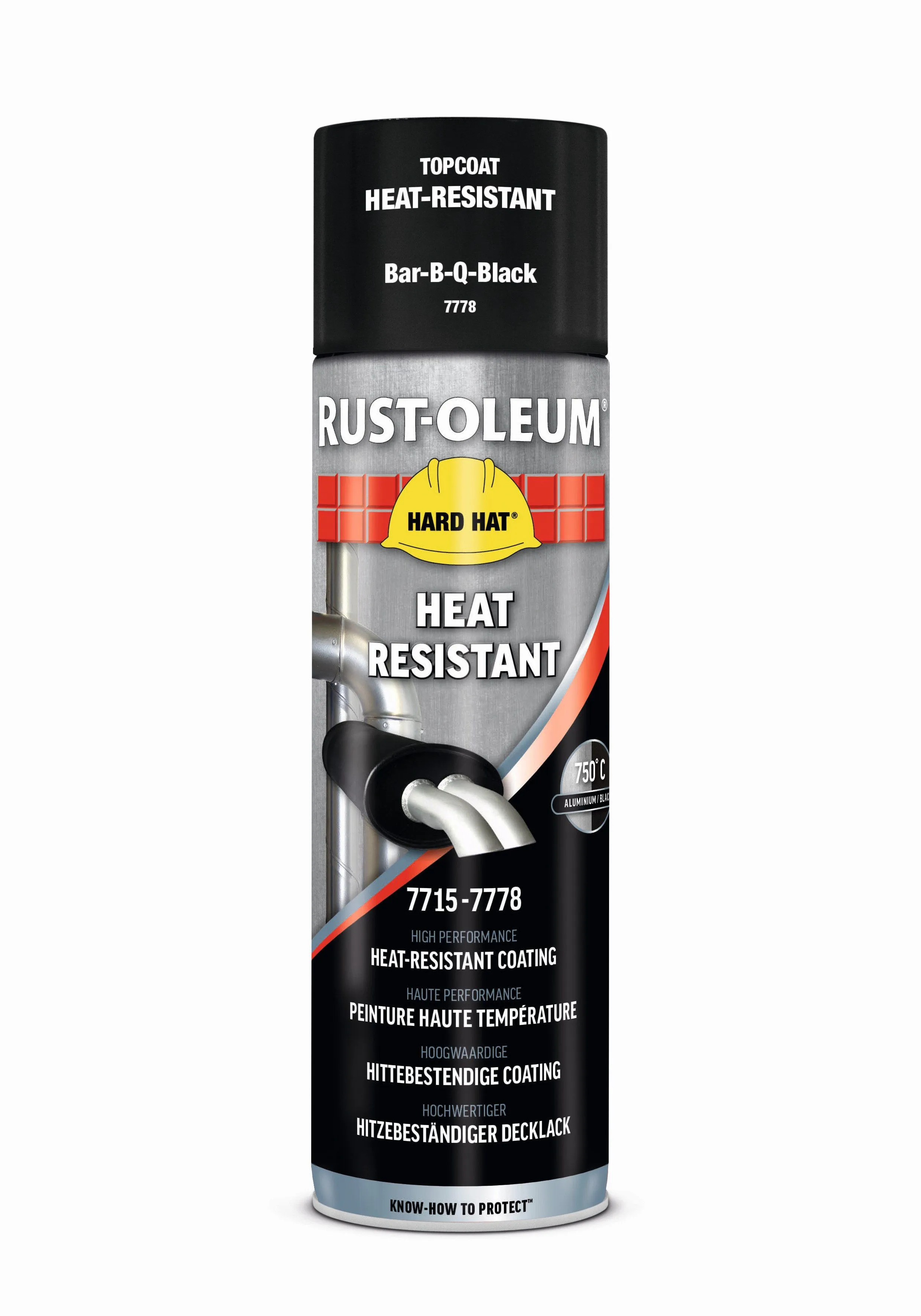 Spraymaling 7778 sort mat varmbest 500ml