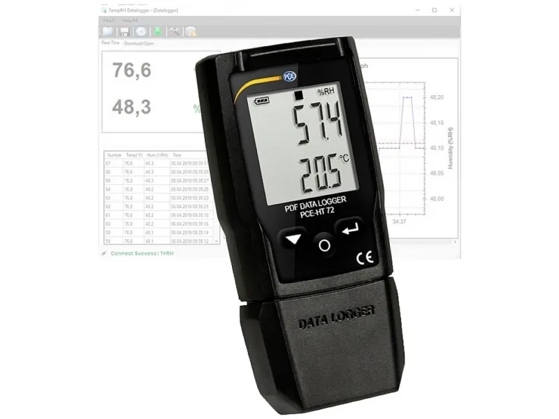 PCE Instruments PCE-HT 72 PDF-datalogger, 0 til 100 % RF