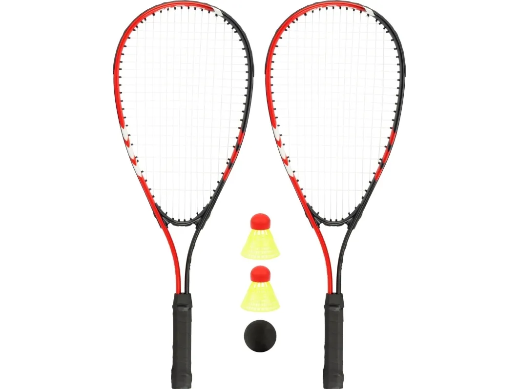 Avento speedbadminton-sett AVENTO 46BL rød/grå
