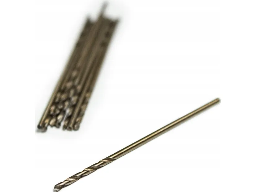 Wiertlo Forsage bor-sett 1,5 mm 10 stk. bor til metall/plast i plastkoffert