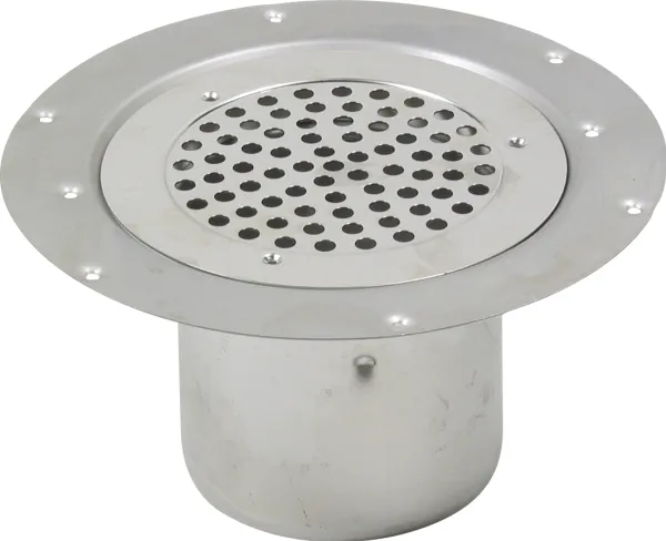 Blücher 110 mm afløbsskål til vinyl, uden studs, lodret