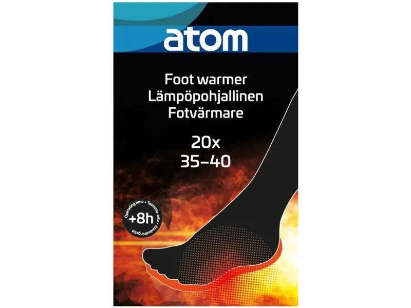Atom Thermal innleggssåle størrelse 35-40 20 stk.