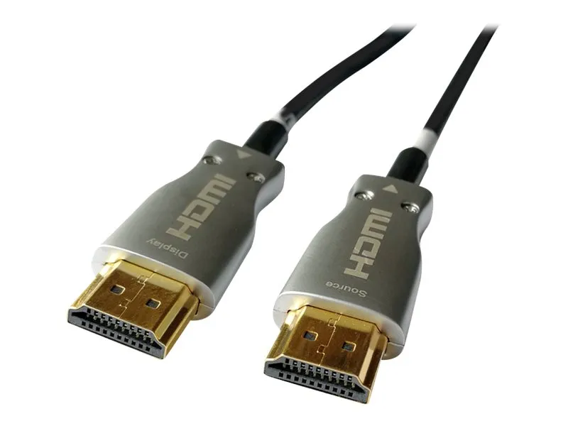 Sinox - HDMI-kabel med Ethernet - HDMI hann til HDMI hann - 40 m - fiberoptisk - 4K-støtte