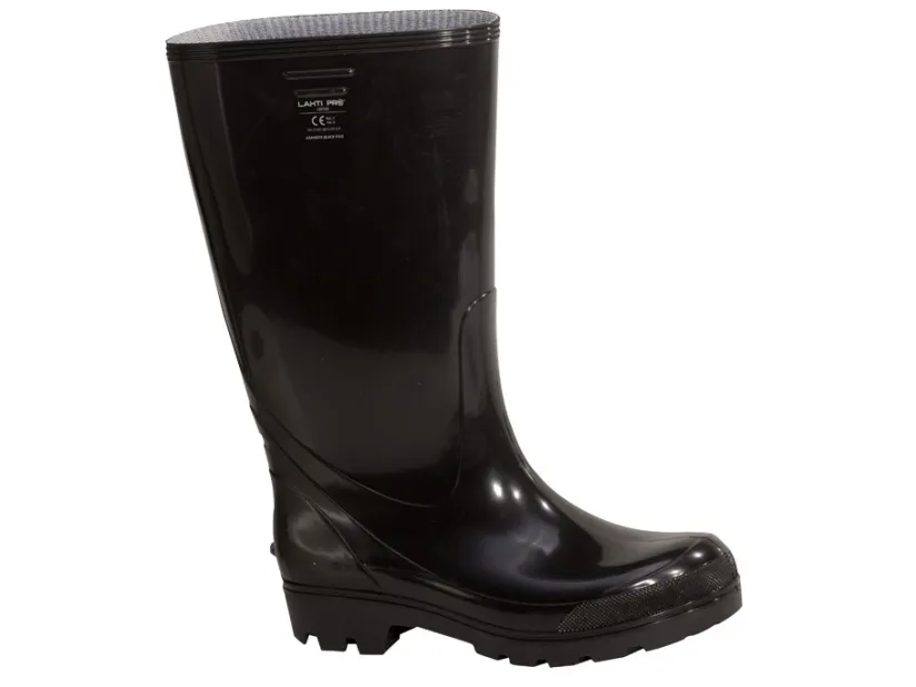Lahti Pro høye Wellington-støvler for menn, størrelse 45 PVC OB sort - L3070245
