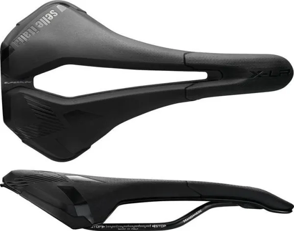 Selle Italia Siodło SELLE ITALIA X-LR TM AIR CROSS SUPERFLOW L (id match - L3) Manganese Tube 7, rpu, 224g svart (NEW)