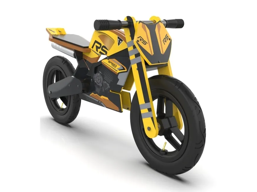 Triumph Speed Triple 1200 RS i tre løpesykkel / balanser sykkel