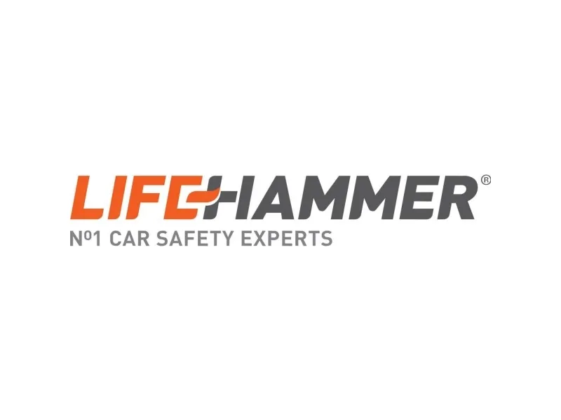 LifeHammer HCGO1QCSBX Classic Glow nødhammer, rudehammer, selekniv, buss, lastebil, personbil, SUV, van, autocamper (L x B x H) 18 x 7 x 2,5 cm