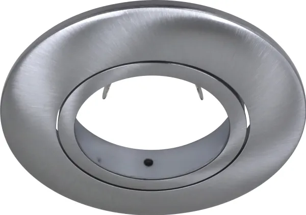 NORDTRONIC GU10 G2 front til Quick/Uni Install G2 & Uni Install Dimmer, børstet alu/rund