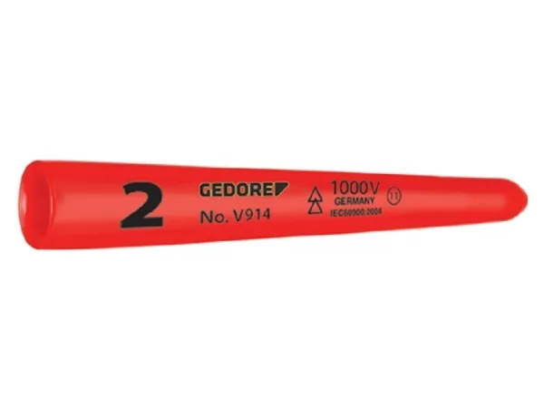 Gedore V 914 2, Electric meter connection fitting, Rød, Plast, 1 stykker