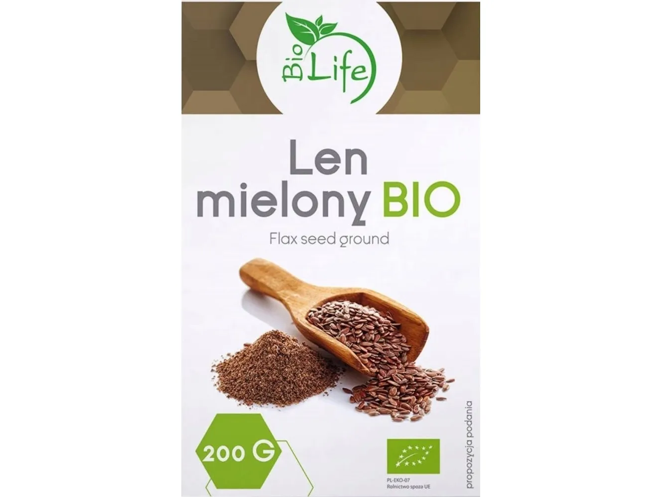 BioLife Len mielony BIO 200 g