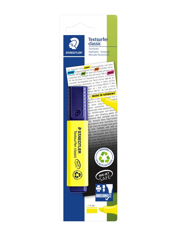 Staedtler Highlighter Textsurfer class 10 pcs yellow