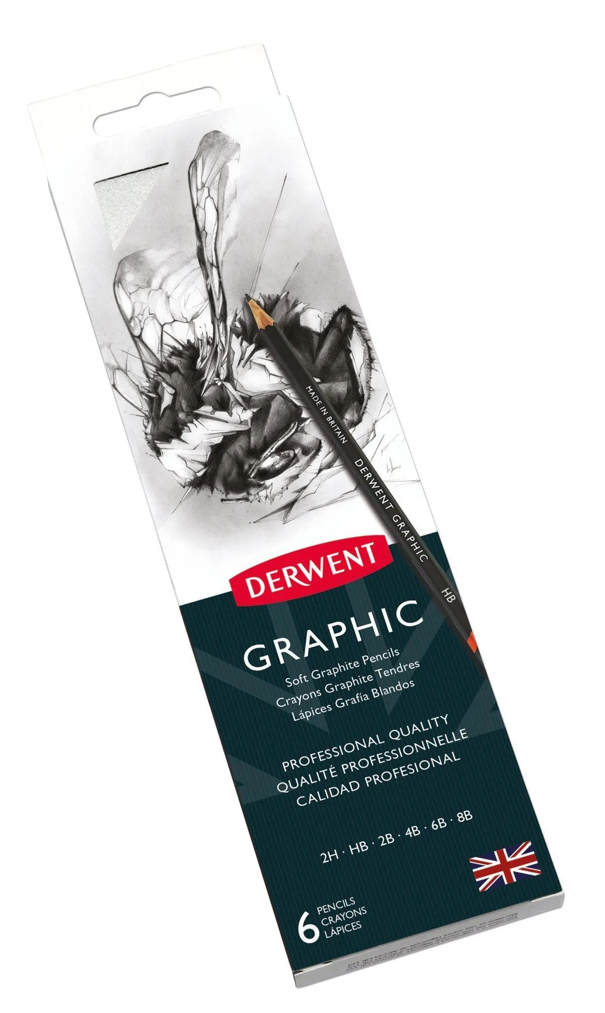 Derwent Graphic blyanter 6 stk sæt