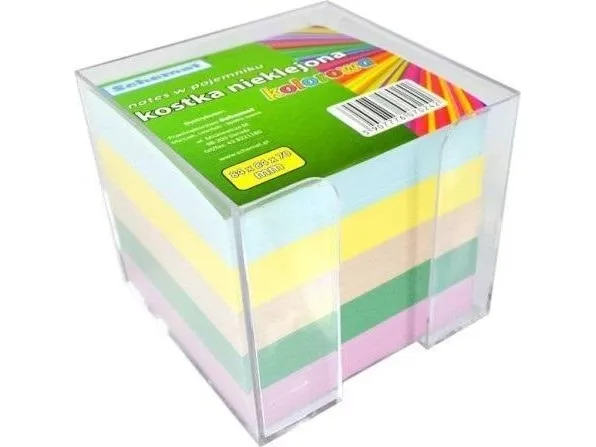 Fargekube 84x84x70 mm i beholder, ikke limt