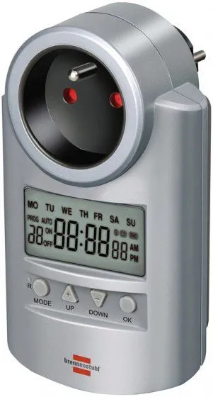 Brennenstuhl 1507501, Inne/Ute, Grå, Hjem, Kontor, IP20, 3500 W, 230 V