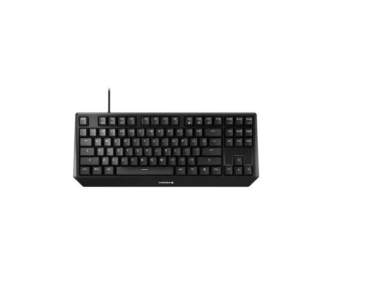 CHERRY G80-3000 S TKL, Koblet med ledninger (ikke trådløs), USB, Mekanisk nøkkelbryter, QWERTY, RGB LED, Sort