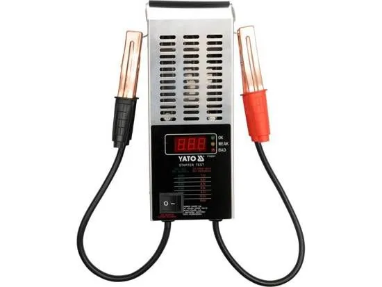 Yato YT-8311, 12 V bilbatteri, Forseglet blysyre (VRLA), 25 V, Sølv/svart