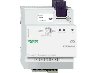 KNX SPÆND. DIN 640MA/NØDST.IND
