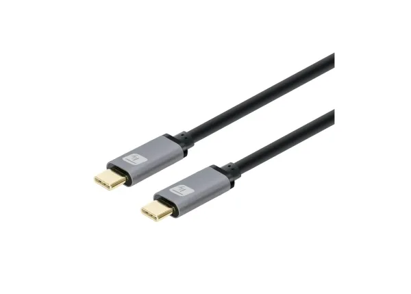 Techly USB 3.2 Gen 2 USB-C™ kabel M/M 1 m svart