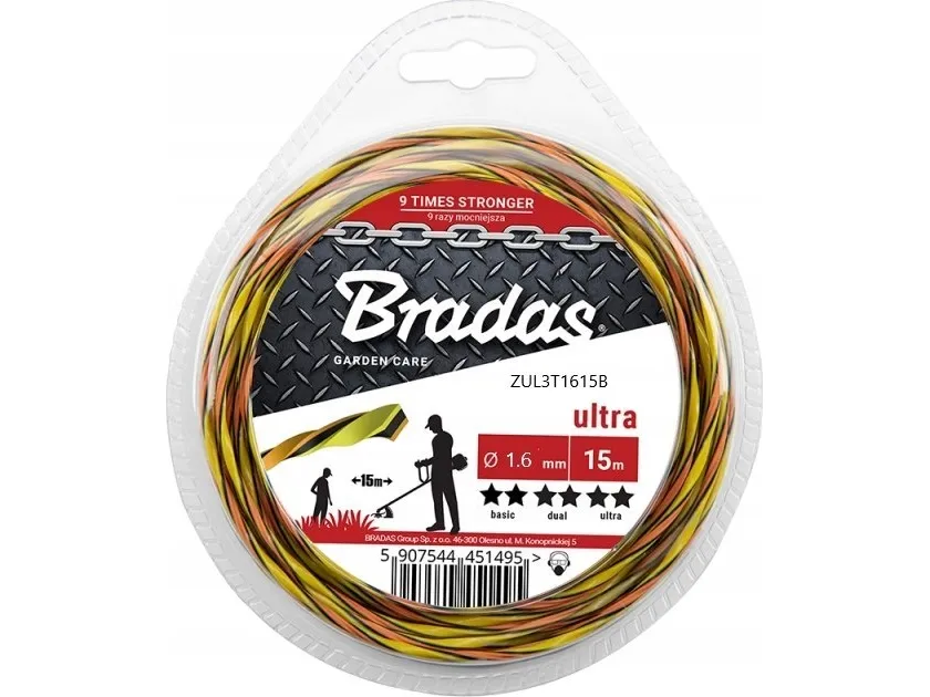 Cellfast ZYLKA TNACA ULTRA L3 twist 1,6 mm x 15 m, blister