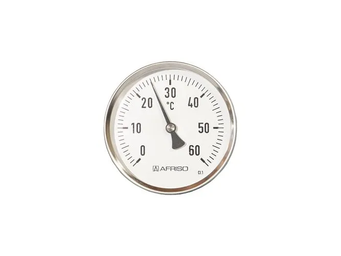 Kemi skivetermometer ø100mm 0-120℃  150mm