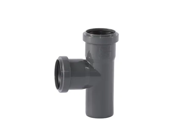50 mm x 87° Grenrør afløb PP grå