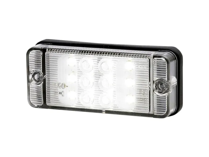SecoRüt baklys åpne kabelender baklys 12 V/24 V hvit klar glass