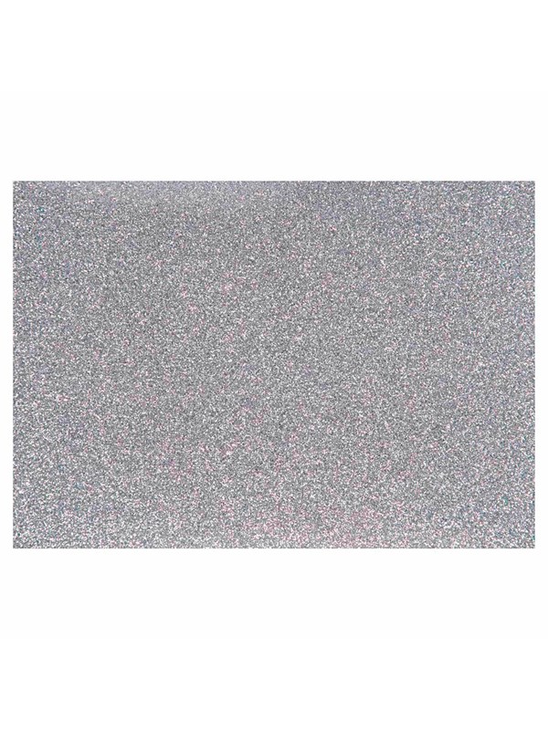Creativ Company Iron-on Foil Glitter Silver A5