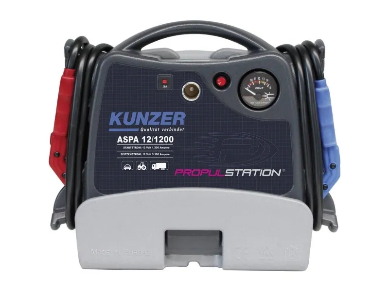 Kunzer hurtigstartsystem ASPD 12/1200 DC/DC ASPD 12/1200 startstrøm (12 V) 1200 A lade- og lagringsstasjon