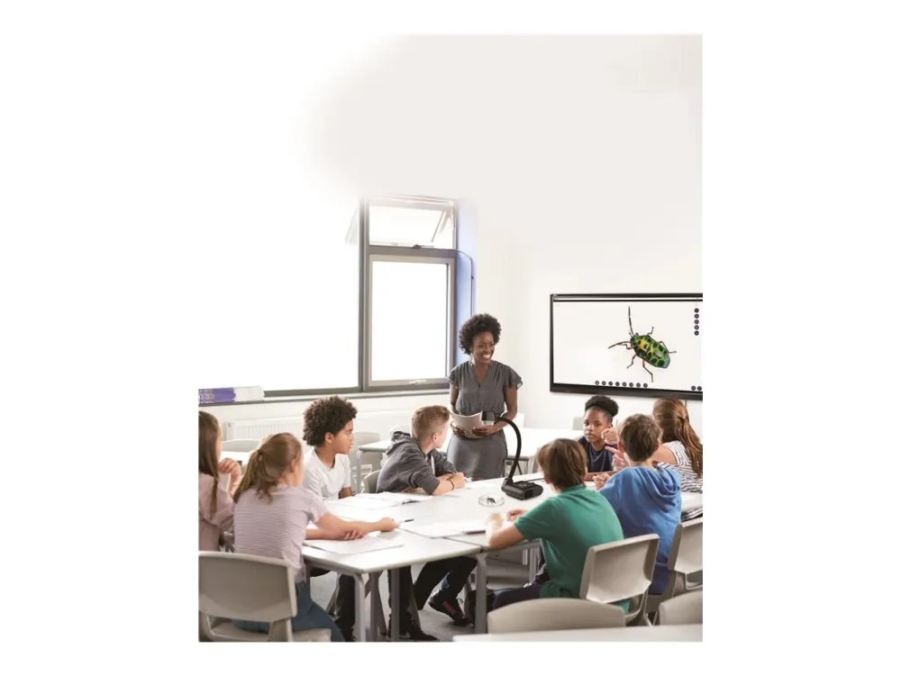 AVer AVerVision F50+ - Dokumentkamera - farge - 13 000 000 piksler - 1000 TVL - lyd - VGA, HDMI - USB 2.0